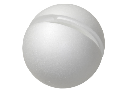 Hungarocellgolyó, 2 fél gömbhéj, 30 cm átm.